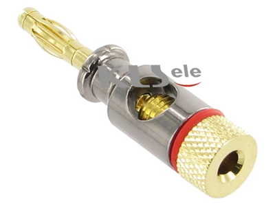 KLS1-BAP-015   4mm Speaker Audio plug 1
