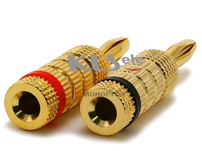 KLS1-BAP-017    4mm Speaker Audio plug 1