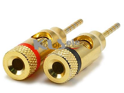 KLS1-BAP-021    Banana  Audio plug gold 1