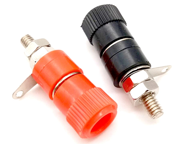 KLS1-BIP-026  M4x33mm,Binding Post Connector,Nickel Plated 1