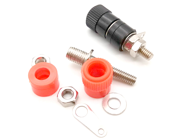 KLS1-BIP-026  M4x33mm,Binding Post Connector,Nickel Plated 2