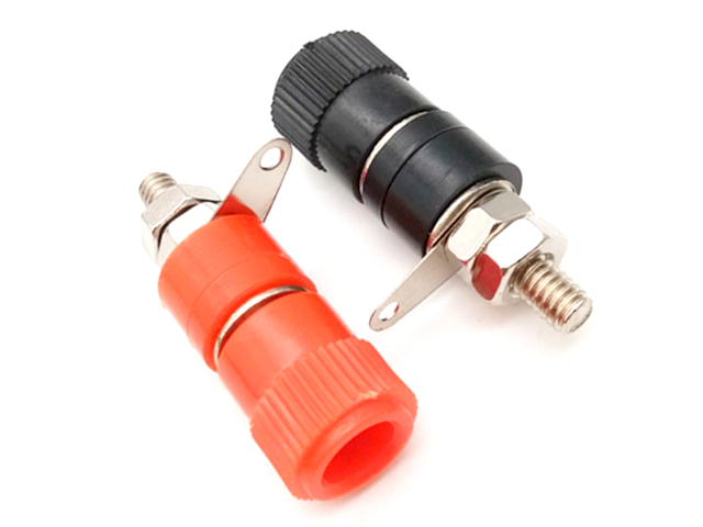 KLS1-BIP-026  M4x33mm,Binding Post Connector,Nickel Plated 3