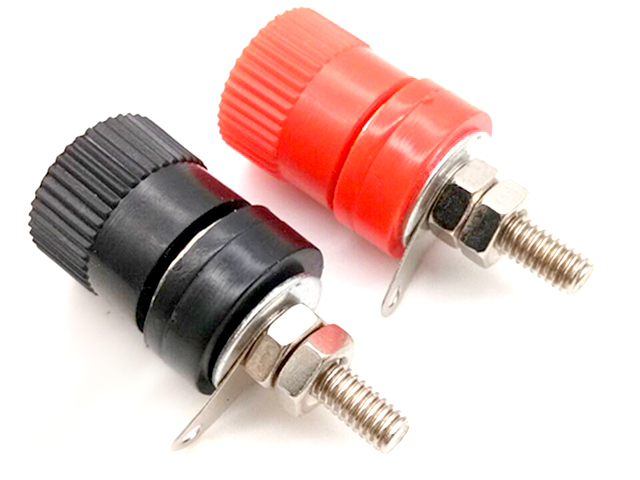KLS1-BIP-027  M4x35mm,Binding Post Connector,Nickel Plated 1