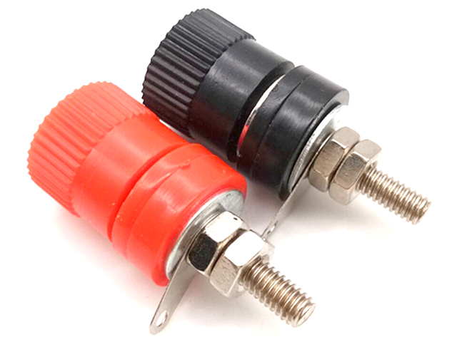 KLS1-BIP-027  M4x35mm,Binding Post Connector,Nickel Plated 3