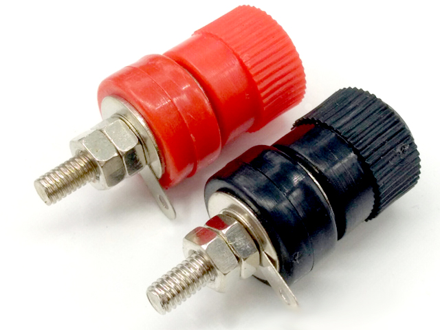 KLS1-BIP-027  M4x35mm,Binding Post Connector,Nickel Plated 5