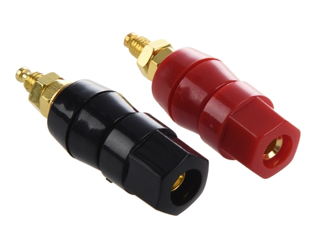 KLS1-BIP-041  M5x50mm,Binding Post Connector,Gold Plated 1