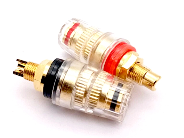 KLS1-BIP-016   M8x46mm,Binding Post Connector,Gold Plated 1