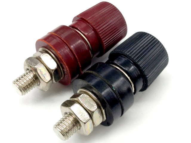KLS1-BIP-024   M6x45mm,Binding Post Connector,Nickel Plated 1