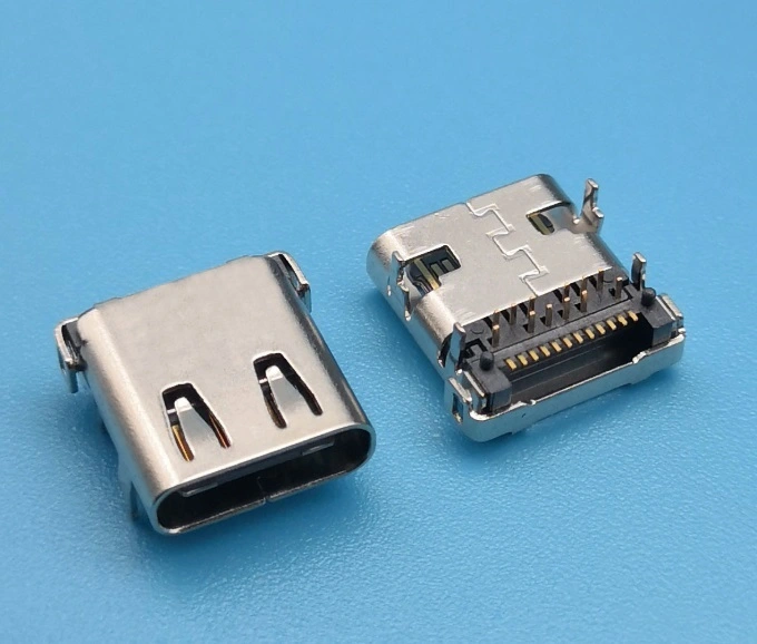 KLS1-5424 24P DIP+SMD L=10.0mm USB 3.1 type C connector female socket 1