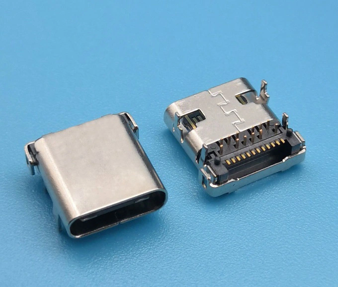 KLS1-5408 24P DIP+SMD L=10.0mm USB 3.1 type C connector female socket 1