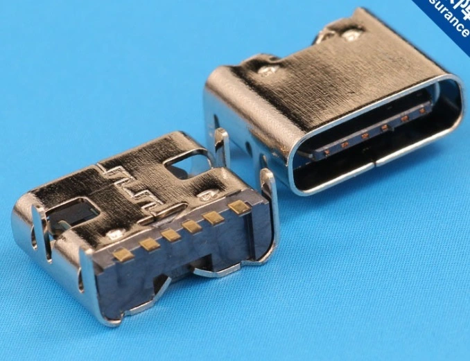 KLS1-5413 6P SMD USB 3.1 type C connector female socket 1