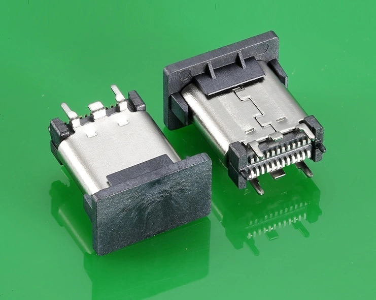 KLS1-5422 24P Vertical SMD L=10.35mm USB 3.1 type C connector female socket 1