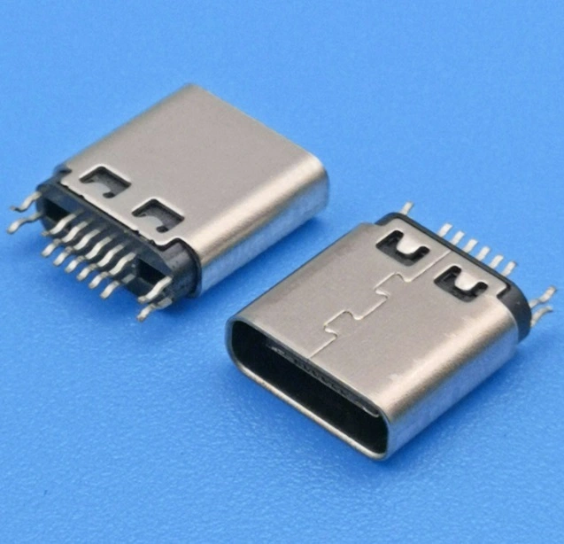 KLS1-5427 16P Vertical Splint L=9.3mm USB 3.1 type C connector female socket (T=0.80 OR 1.00mm) 1