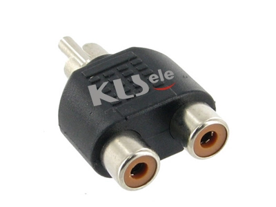 KLS1-PTJ-17   RCA Plug To RCA Jack x2 1