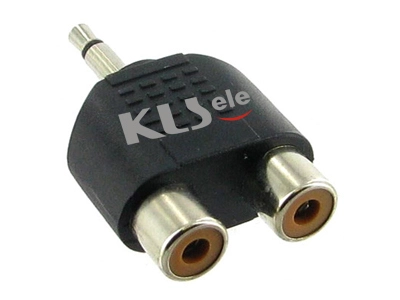 KLS1-PTJ-16  Mono Plug To RCA Jack x2 1