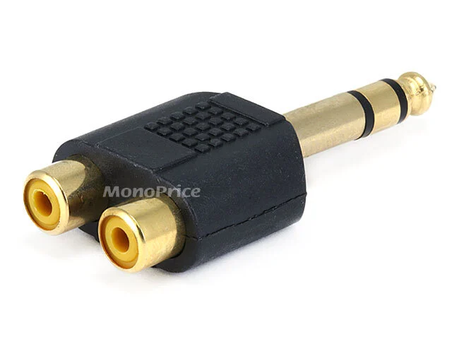 KLS1-PTJ-16A  Stereo Plug To RCA Jack x2 1