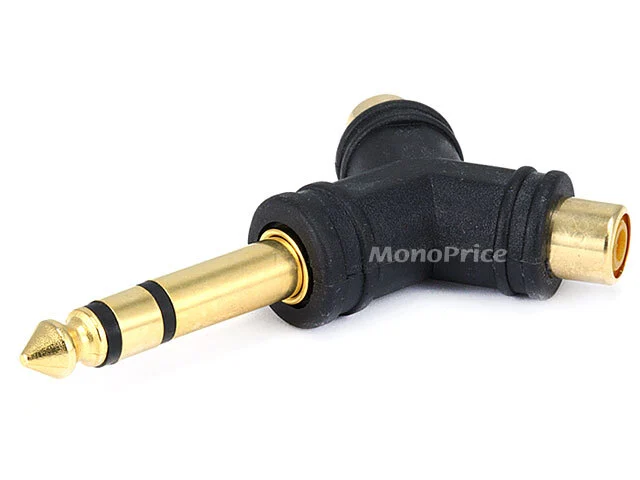 KLS1-PTJ-18A  Stereo Plug To RCA Jack x2 1