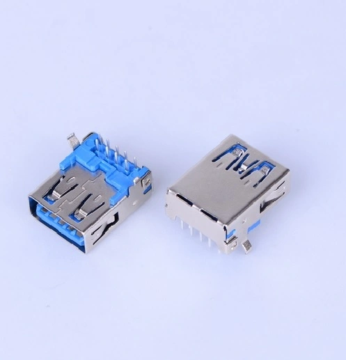 KLS1-3019 dip 90 A Female 9P USB 3.0 Connectors 1