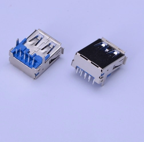 KLS1-3020 dip 90 A Female 9P USB 3.0 Connectors 1