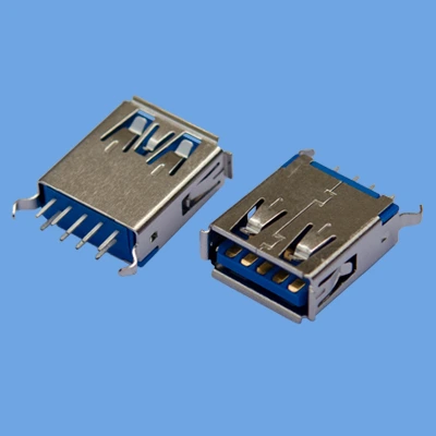 KLS1-3006 dip 180 A Female 9P USB 3.0 Connectors 1