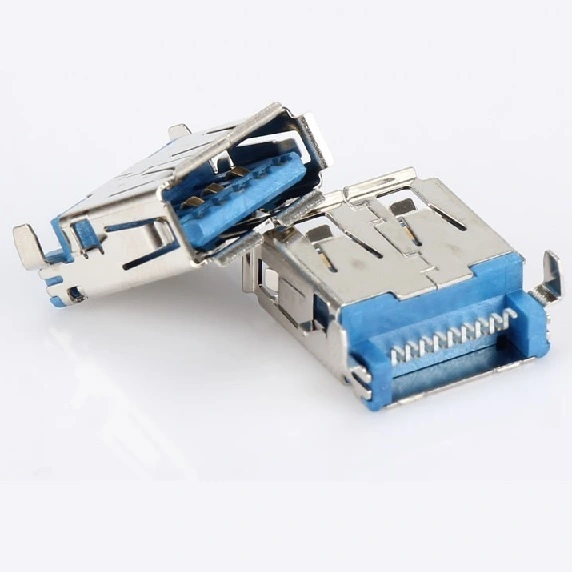KLS1-3010 SMD Mid mount A Female 9P USB 3.0 Connectors 1
