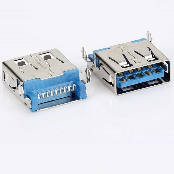 KLS1-3007 SMD Mid mount A Female 9P USB 3.0 Connectors 1