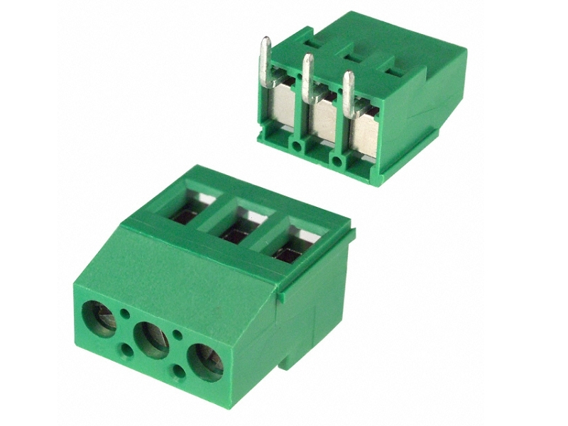 KLS2-129R-5.00&5.08 CONN TERM BLK 90DEG 5.00&5.08mm PCB 1