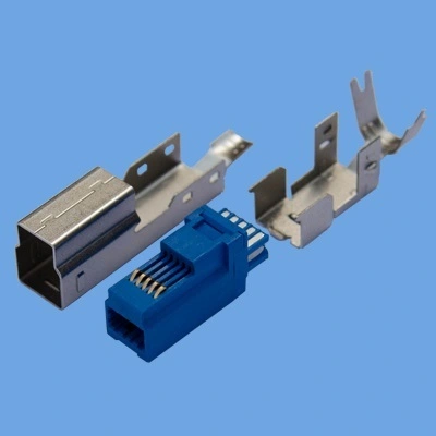 KLS1-148 B Male Solder USB 3.0 connector 1