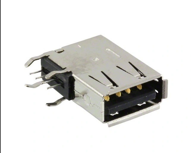 KLS1-191 Upright dip 90 A Female USB Connectors 1