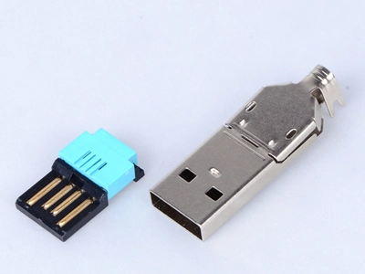 KLS1-1849  Solder A Male Plug USB Connector IDC type 1