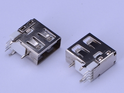 KLS1-1814 upright dip 90 A Female USB Connectors 1