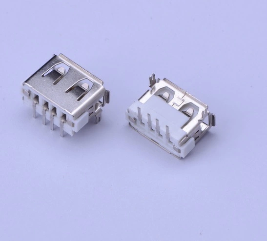 KLS1-1807 A Female Dip 90 USB Connector L10.0mm 1