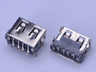 KLS1-1182 A Female SMD USB Connector L10.0mm 1