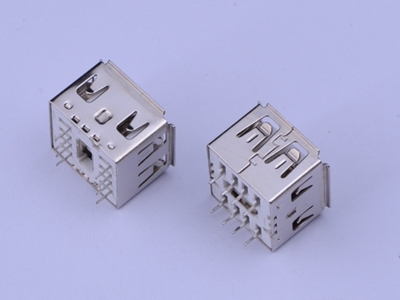 KLS1-1891 2X01 A Female Dip 180 USB Connector 1