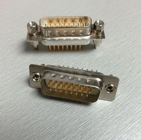 KLS1-321A & KLS1-321B & KLS1-321C & KLS1-321D HDP 3 Row PCB Dip Type D-Sub Connector 15 26 44 62 78 pin male female 1