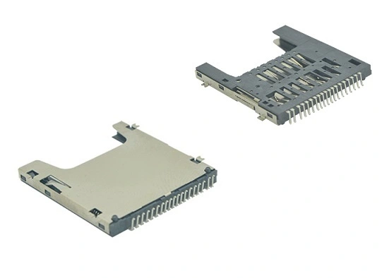 KLS1-SD4.0-001A SD 4.0 card connector push/push,H3.0mm,Reverse 1