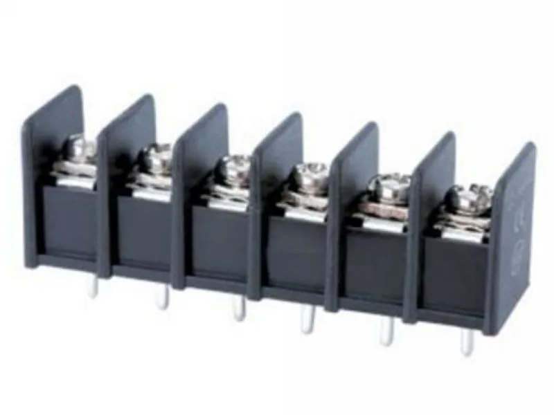 KLS2-25B-7.62 Pitch 7.62mm without Mount Hole Barrier Terminal Blocks 1