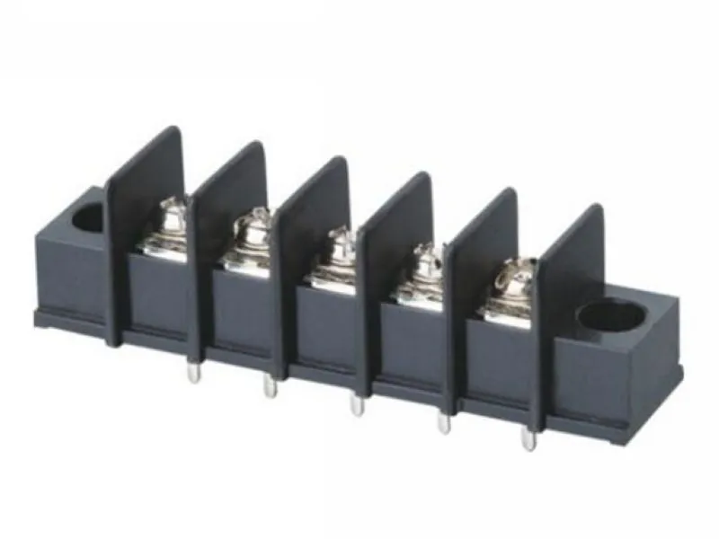 KLS2-25B-7.62 Pitch 7.62mm with Mount Hole Barrier Terminal Blocks 1
