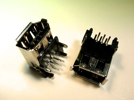KLS1-1394-6FC IEEE 1394 Connector 6P female pcb dip 90 1