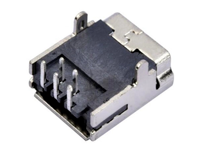 KLS1-229-5FQ 5P B type R/A dip 90 Mini USB connector socket 1