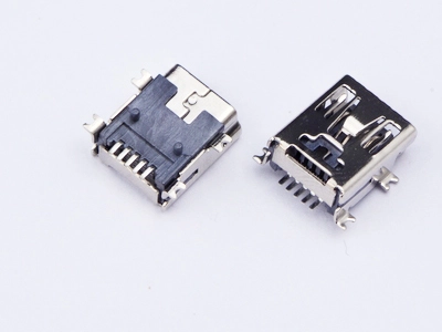 KLS1-229-5FB 5P B type R/A SMD Mini USB connector socket 1