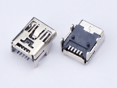 KLS1-229-5FD 5P B type R/A SMD Mini USB connector socket 1