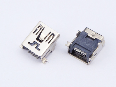 KLS1-229-5FN 5P B type R/A SMD Mini USB connector socket 1