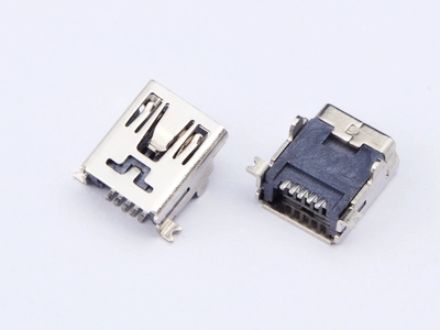KLS1-229-5FN 5P B type R/A SMD Mini USB connector socket 1