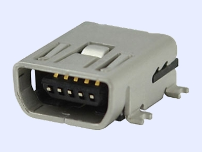 KLS1-229-6FB 5P AB type R/A SMD Mini USB connector socket 1