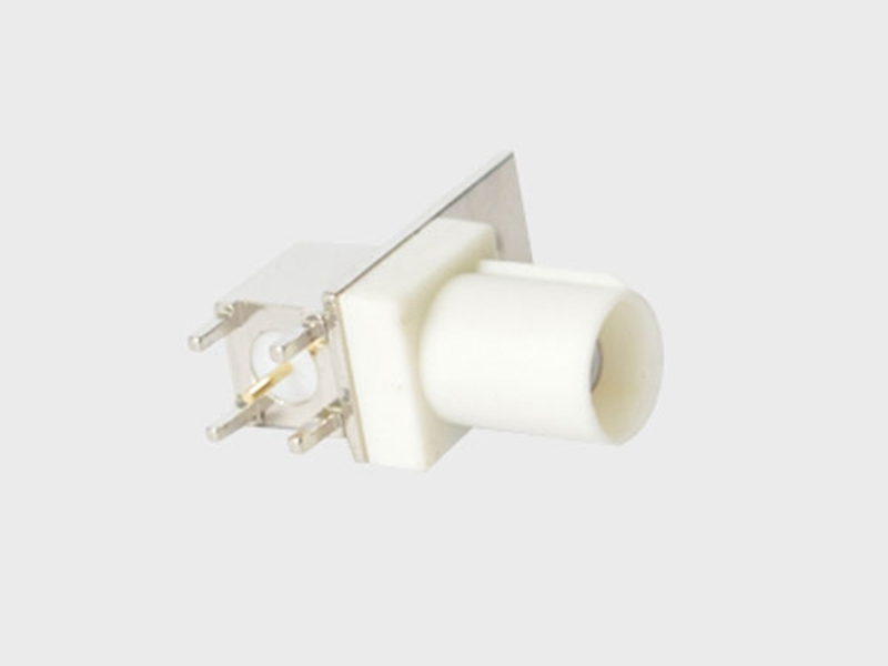 KLS1-FAK007B FAKRA Male B type PCB R/A with hole 1