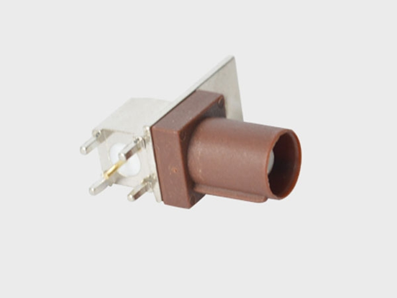 KLS1-FAK007F FAKRA Male F type PCB R/A with hole 1