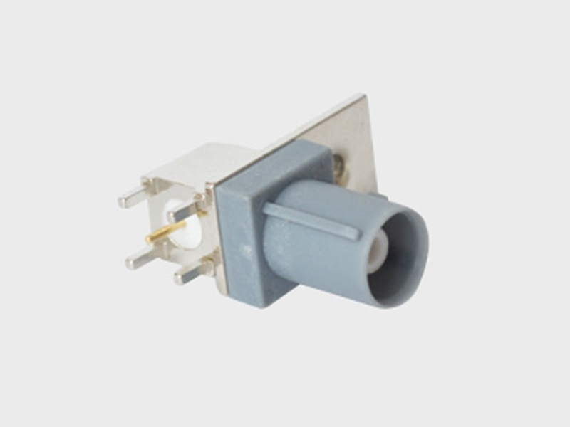 KLS1-FAK007G FAKRA Male G type PCB R/A with hole 1