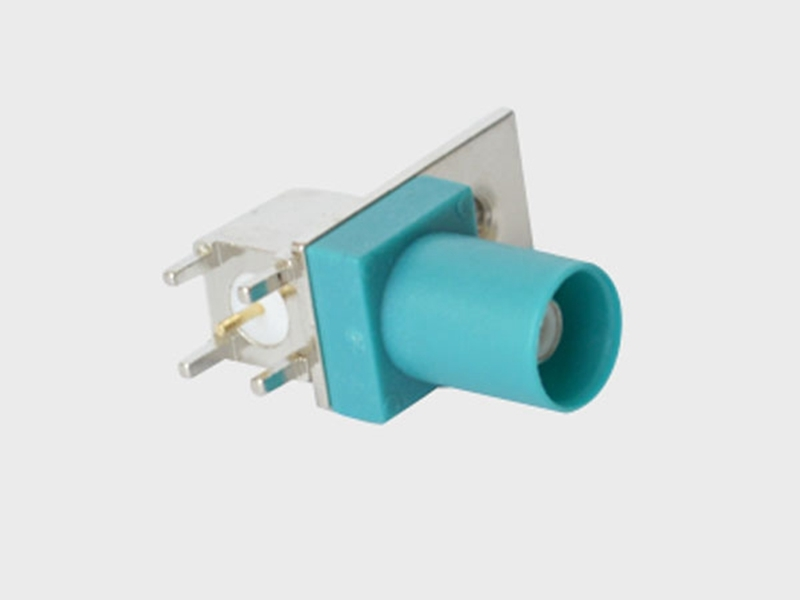 KLS1-FAK007Z FAKRA Male Z type PCB R/A with hole 1
