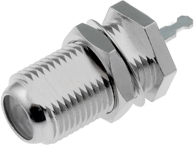 KLS1-F014 Panel Mount F Connector (Jack Female,75 Ω) 1